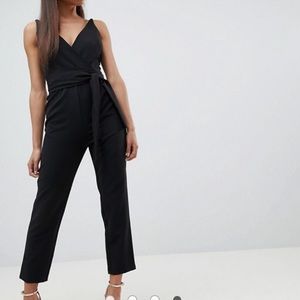 NWT ASOS Petite Wrap Front Jumpsuit
